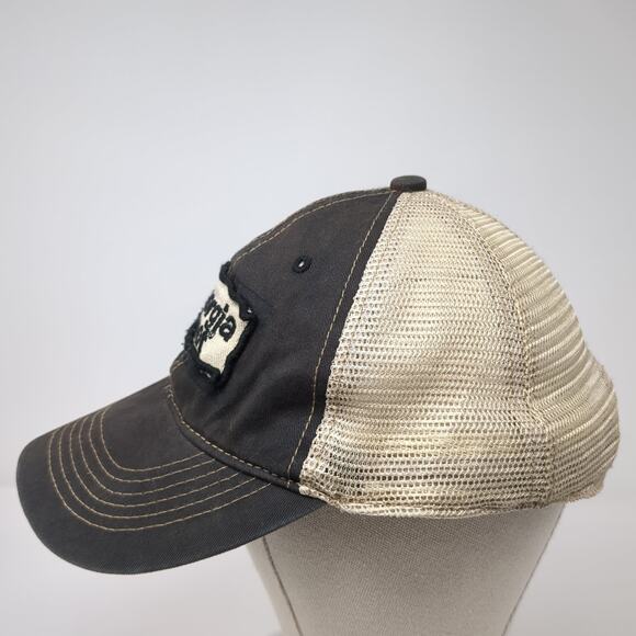 Georgia Boot Snapback Mesh Back Trucker Hat Black One Size Adjustable - Picture 3 of 8